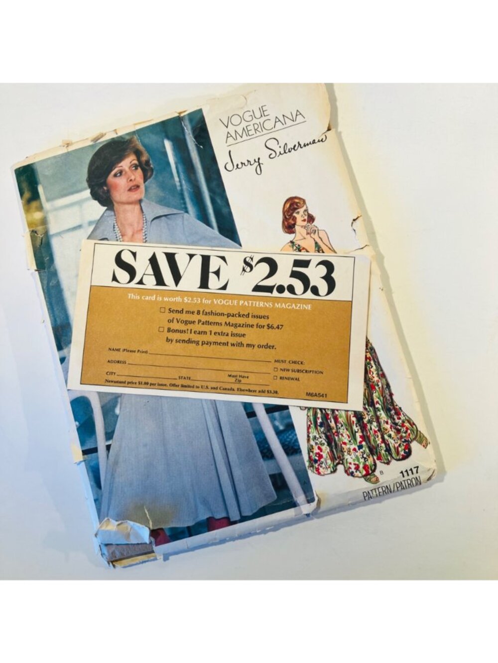 1970s Vogue 1117 Sz 8 Jerry Silverman Evening Dress Jacket Designer Pattern FF - Picture 7 of 8
